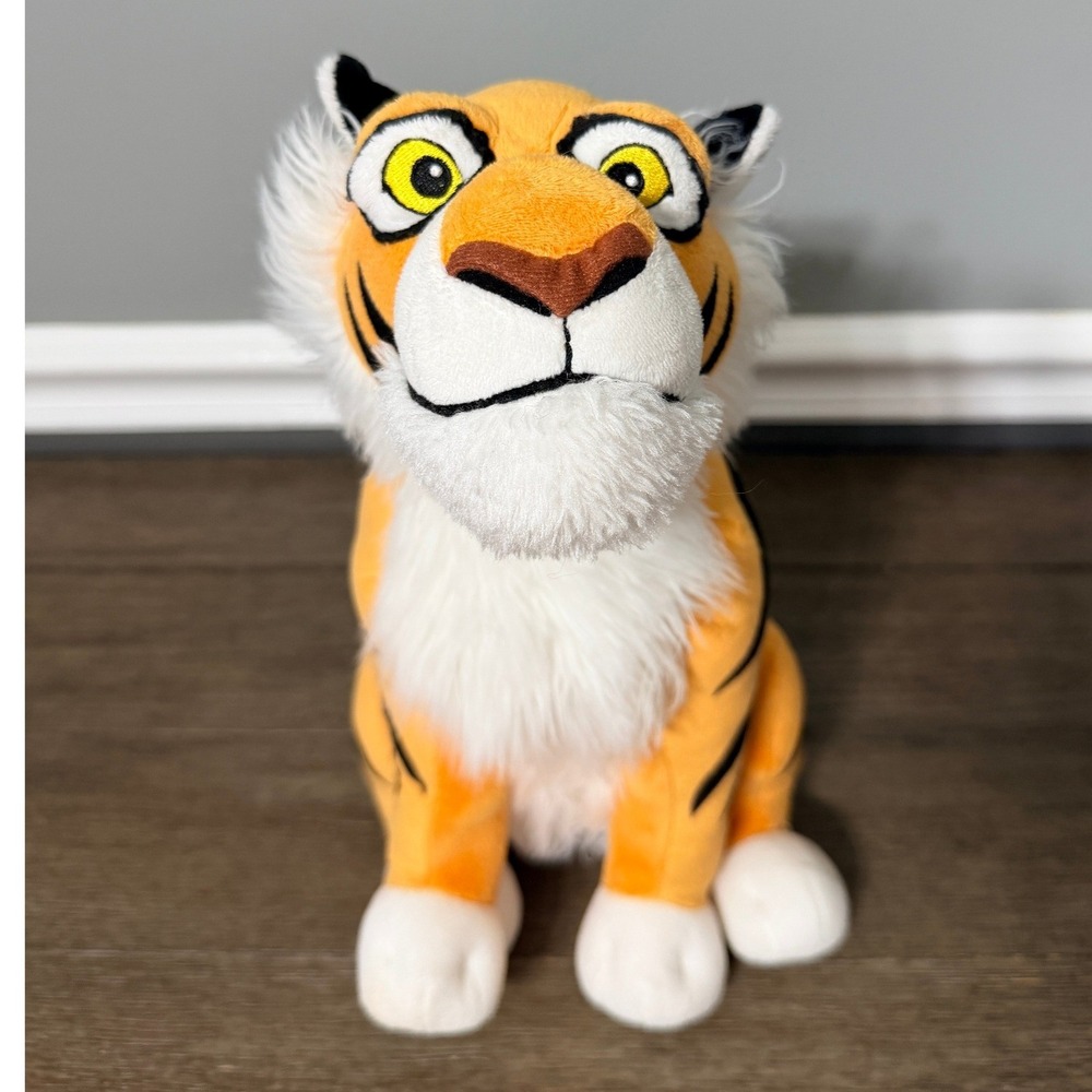 Disney Collection Rajah Tiger Plush Aladdin Stuffed Animal Orange Black 12 Inch‎